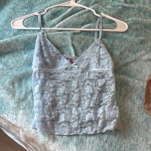 Edikted Blue Lace Top